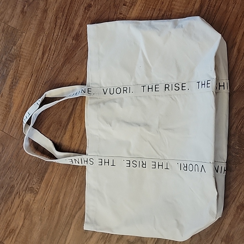 Vuori Limited-Edition Canvas Tote Bag (Large, Unbleached Cotton)
